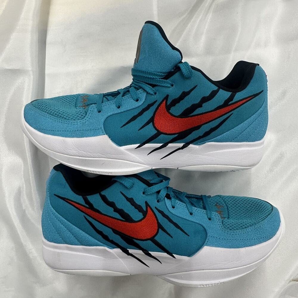 Nike Ja 2 Scratch Rapid Teal Black Men's Size 8.5 Basketball HQ1759-400 Sneakers